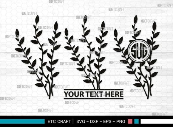 Download Pussy Willow Monogram, Spring Nature Svg - Premium Bundle