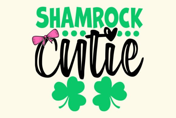 Download Retro St. Patrick's Day, Shamrock Cutie - Retro st. patrick's day Collection