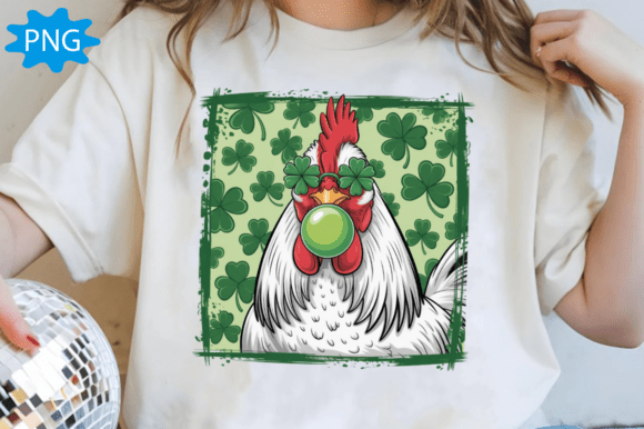 Download Retro St. Patrick's Day Chicken PNG - Retro st. patrick's day Collection